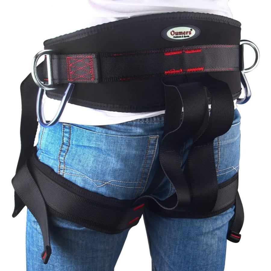 Oumers アウトドア クライミング 高所作業 懸垂下降用 半身安全ハーネス [並行輸入品] 