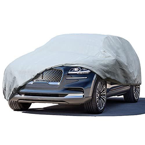Leader Accessories SUVカバー ミッドグレード 100% 防塵 紫外線 耐風 アウトドア 車カバー 最大20フィート