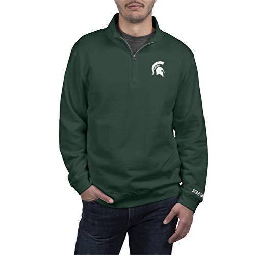 限 定 販 売 Michigan State Spartans 1 4 Zipスウェットシャツグリーン 3l ジャージ上下セット Hqpt Com
