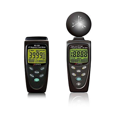 EMF Meters Combo Gauss Magnetic Field Meter and EMF RF Meter Detectors   Al