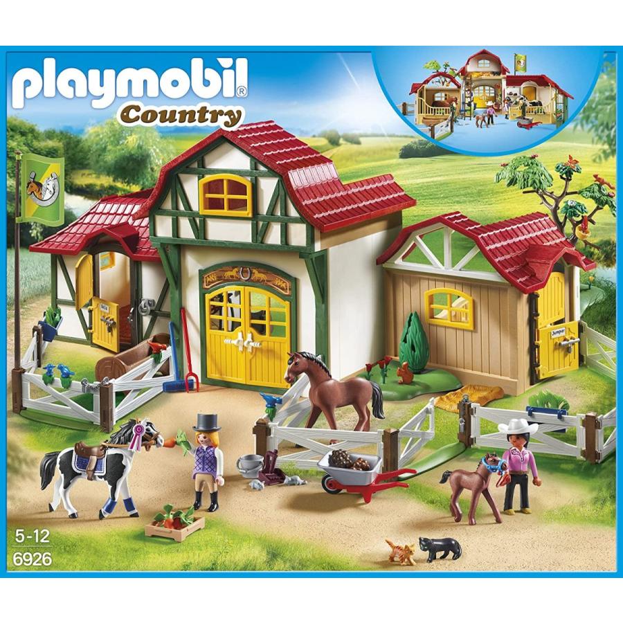 日本ファッション Playmobil 6926 Country Large Horse Farm