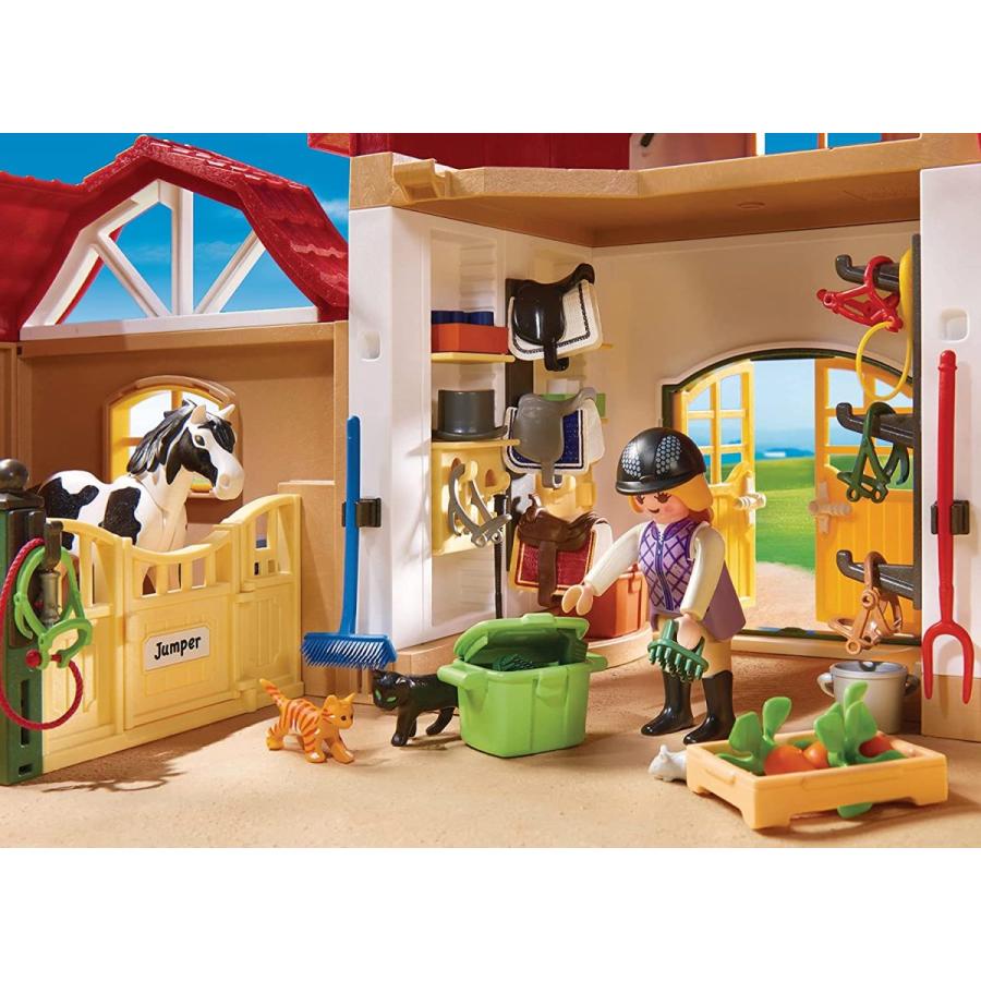 日本ファッション Playmobil 6926 Country Large Horse Farm