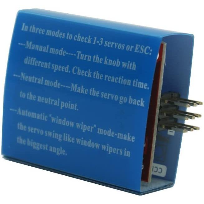 SIKAF MALL RC サーボテスター 3CH デジタル マルチECS 整合性 スピードコントローラーチェッカー B06WVM46KB