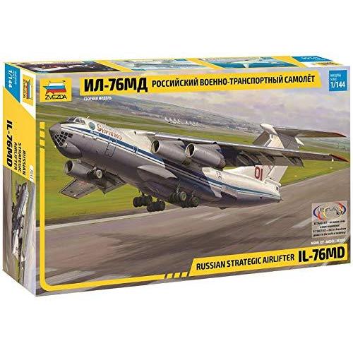 ズベズダ 1/144 ソ連軍 イリューシン IL-76MD 大型ジェット輸送機 プラモデル ZV7011