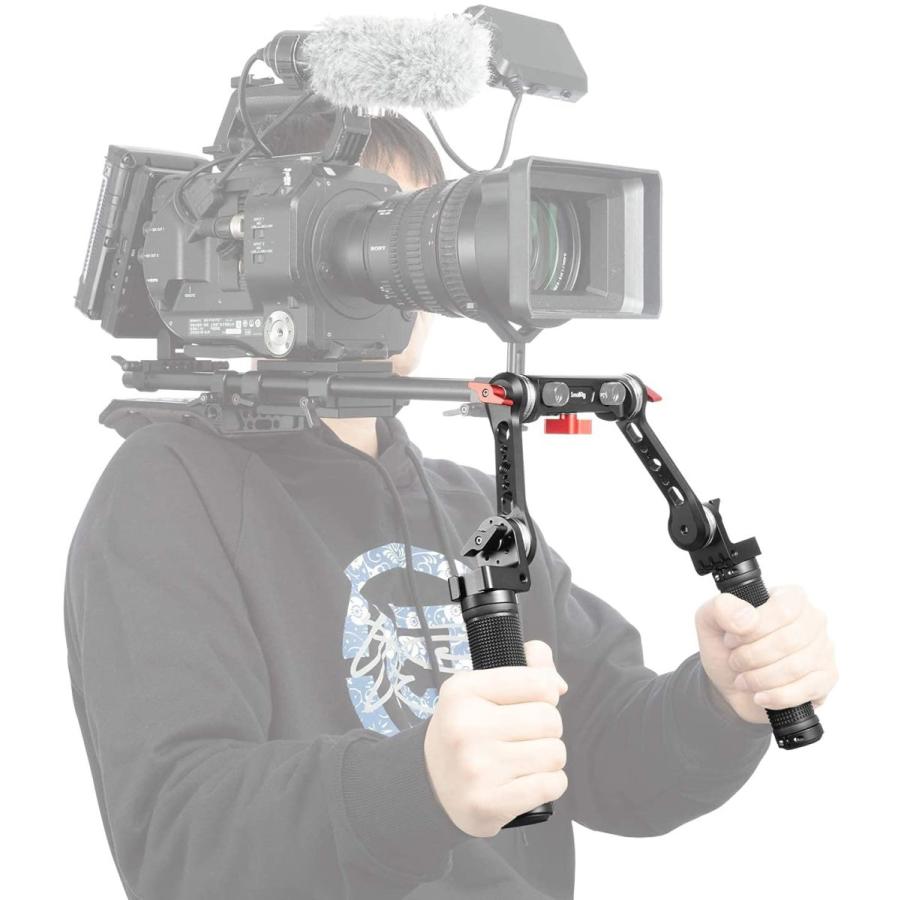 ⭐️完成品⭐️ SmallRig ショルダーリグハンドルキット 調整可能式ハンドル ロゼットハンドルキット-2002 【PE7265062857】(26099円)