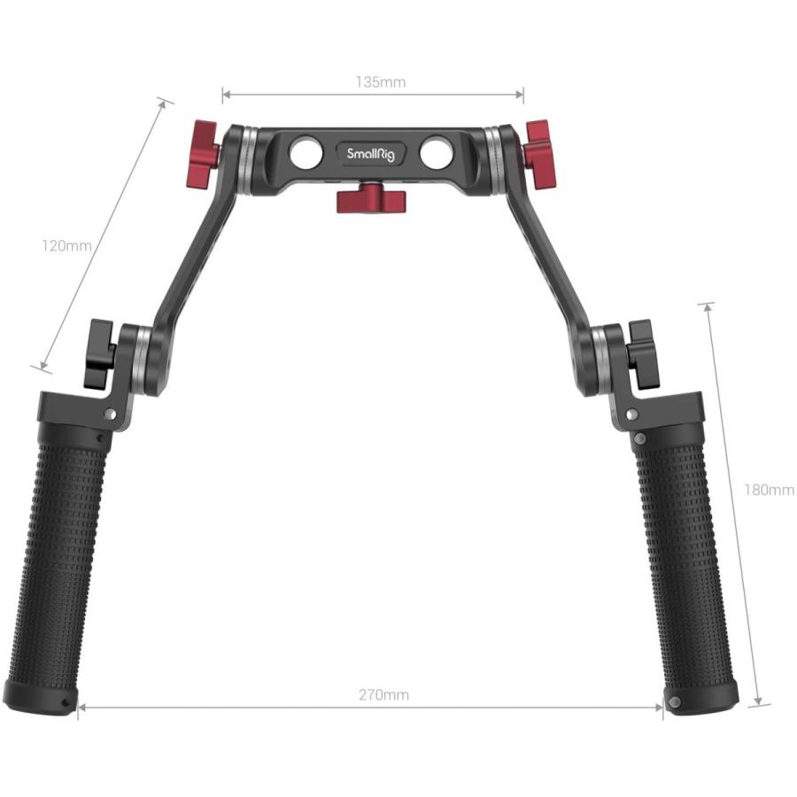 ⭐️完成品⭐️ SmallRig ショルダーリグハンドルキット 調整可能式ハンドル ロゼットハンドルキット-2002 【PE7265062857】(26099円)