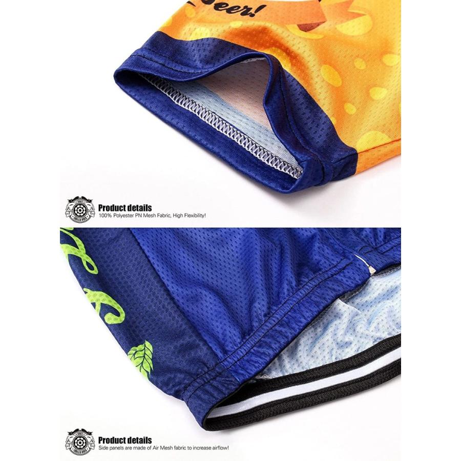 Thriller Rider Sports サイクルジャージ レディス 女性自転車運動服装半袖やショートパンツ セット - 組み合わせ I Like 