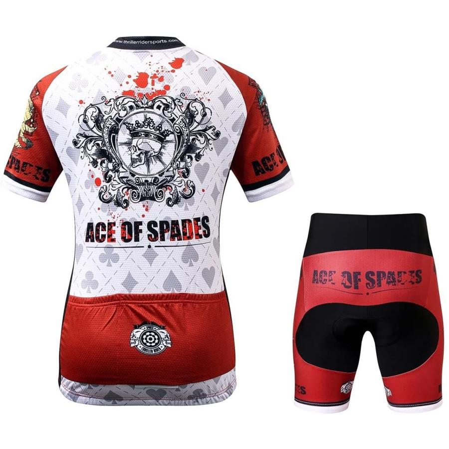 【中古品/USED】 Thriller Rider Sports サイクルジャージ レディス 女性自転車運動服装半袖やショートパンツ セット - 組み合わせ Ace of 【1786894168】(10215円)