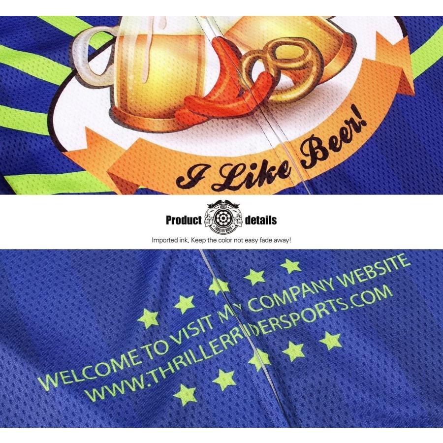 Thriller Rider Sports サイクルジャージ レディス 女性自転車運動服装半袖やショートパンツ セット - 組み合わせ I Like 