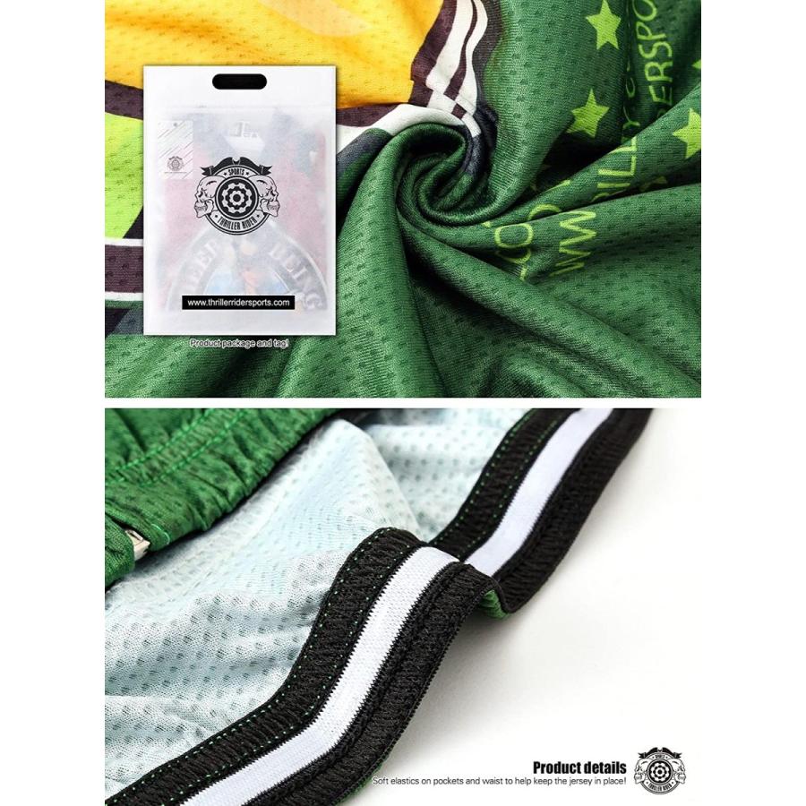 Thriller Rider Sports サイクルジャージ レディス 女性自転車運動服装半袖やショートパンツ セット - 組み合わせ I Like 