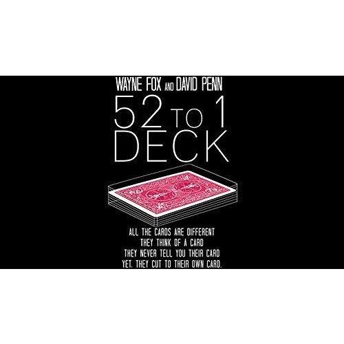 52~1デッキギミックとウェイン・フォックスとデヴィッド・ペン・トリックによるオンライン説明。