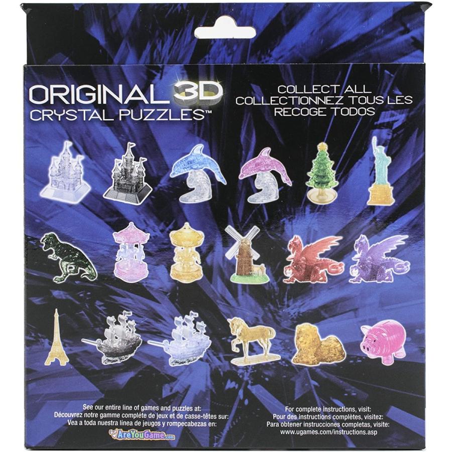 BePuzzled Original 3D Crystal PuzzleDeluxe Purple Dragon (56 Pcs