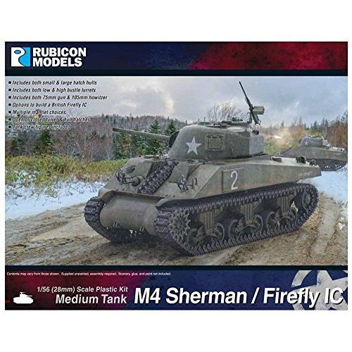 RUBICON MODELS 1/56 イギリス軍 M4シャーマン/ファイアフライ IC プラモデル RB0060