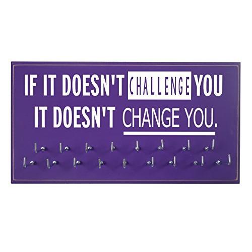 Running on the wall-gifts for runners-marathon Medal display-medalラックfor ru