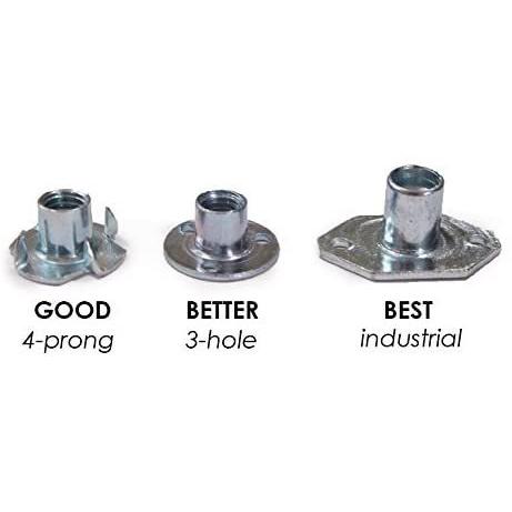 限定素材を使用 Escape Climbing 4プロング亜鉛Tナット | ロッククライミングホールド用丈夫なスチール金具 | 取り付け簡単 (2000) 【DGJ3000739631】(107799円)