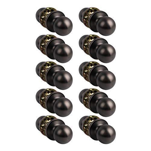 アンティークボールプライバシーに、ソリッドスチールドアノブ、内部セキュリティデッドボルトドアハンドルドアノブStoreroomベッドルームバスルーム6