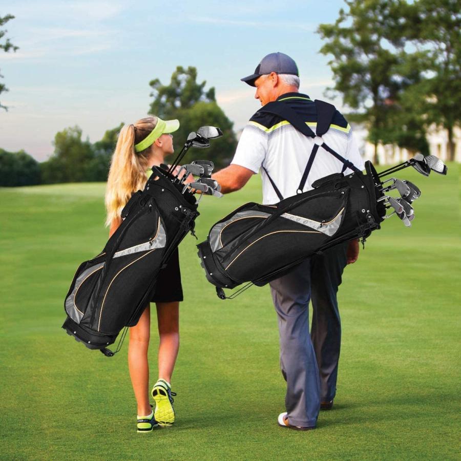 専用出品 2016ゴルフキャリーバッグ14?way Divider軽量ブラック 【ZYX2446151144】(87876円)