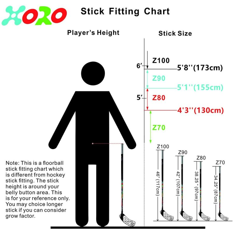 ウルトラ！ ACCUFLI フロアボール ゾロスティック Z100 左44インチ オレンジ 【2179333476】(12459円)