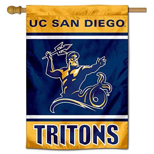 College Flags & Banners Co. サンディエゴ・トリトンズ 両面 ハウスフラッグ