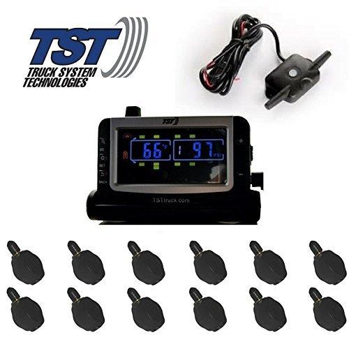 Truck Systems Technology TST 507 タイヤ圧力モニター 流動センサー付き 12 Sensors TST-507-12-F