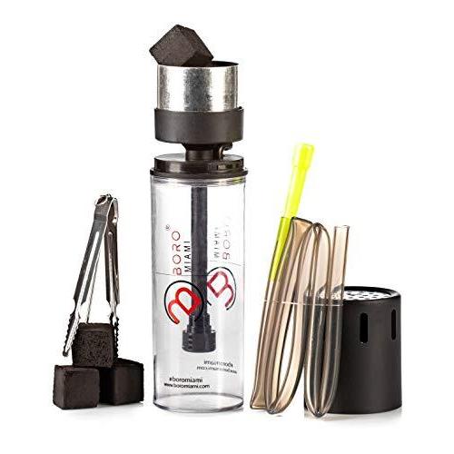 BORO MIAMI Hookah to go プレミアムポータブル水タバコ カーカップホルダー フェスティバル ビーチ用 フッカ セット