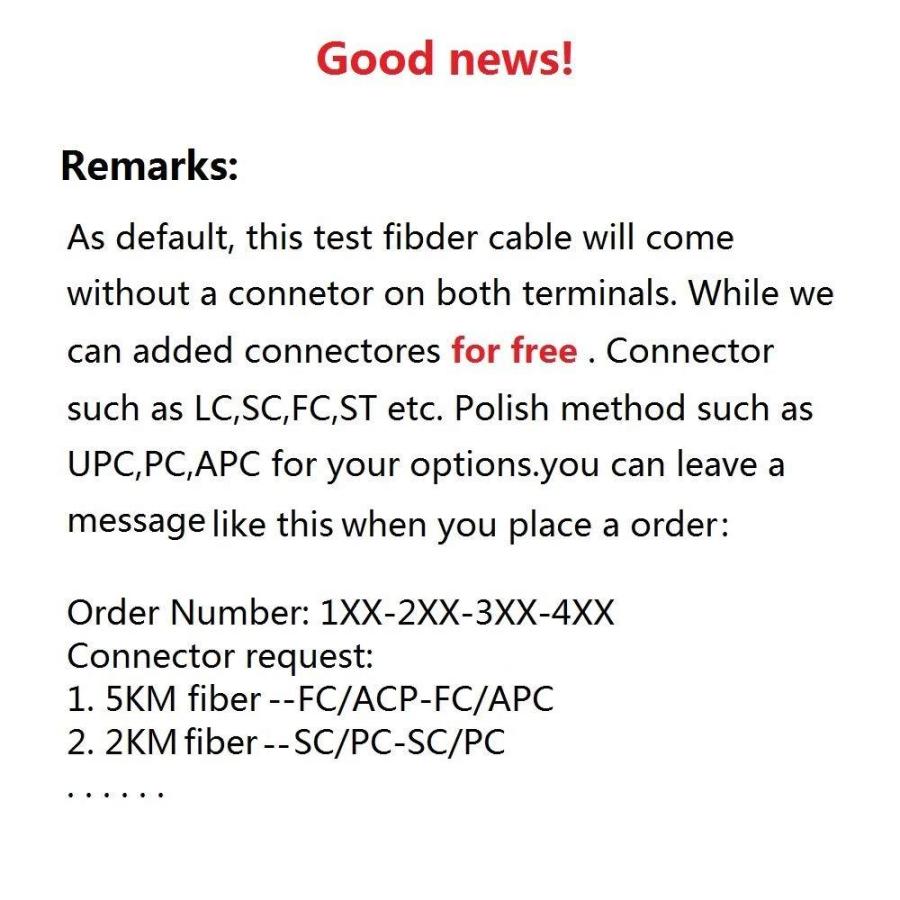大人気 Jeirdus G652D 光ファイバー OTDR 起動ケーブル plasticシングルモード シングルベア ファイバー 1310/1550 測定試験光学ジャンパー 3KM 【U2904718336】(16606円)