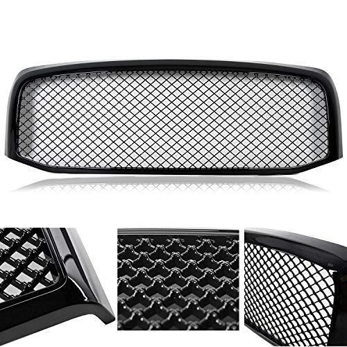 メッシュフロントフードバンパーグリル交換用グリルカバー 2006-2008 Dodge RAM 1500 & 2006-2009 Dodge RAM 2500/3500用