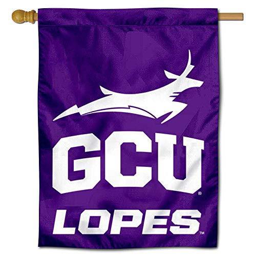 College Flags and Banners Co. グランドキャニオンロープ GCU アーチ型ロゴ 両面 ハウスフラッグ
