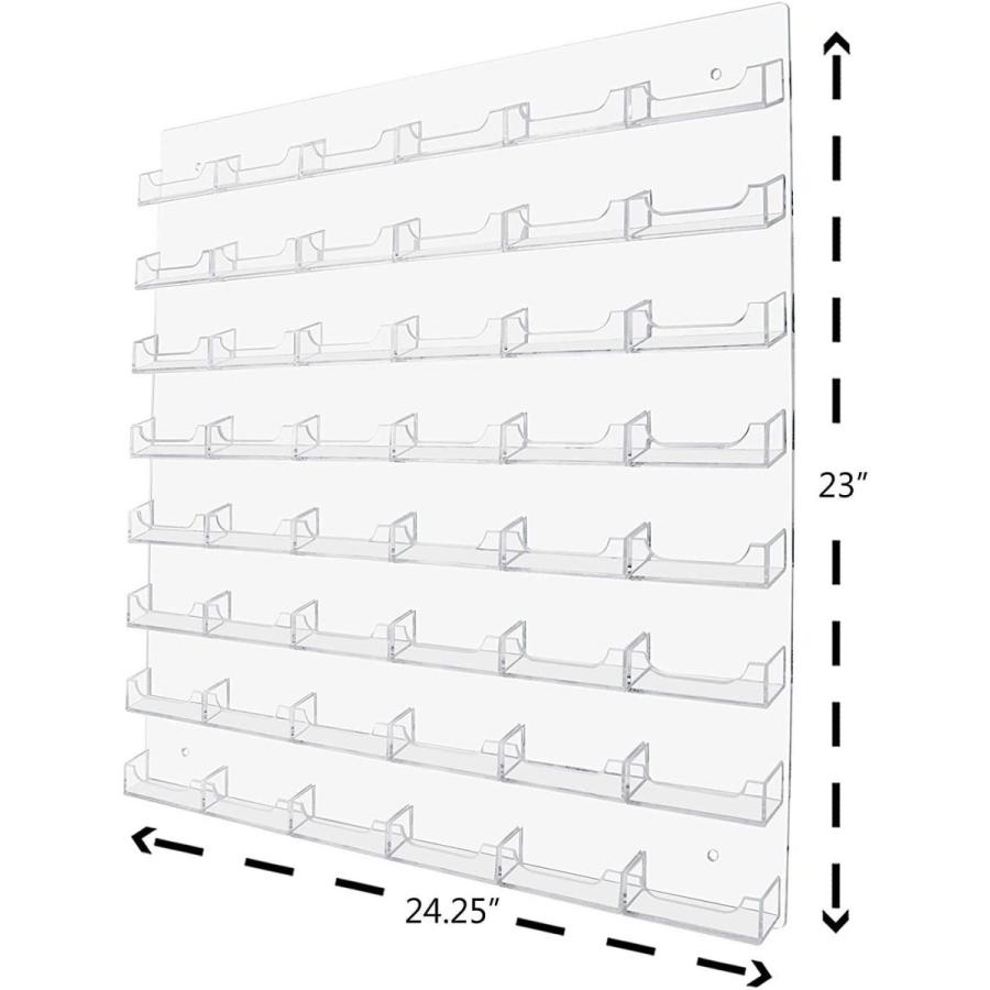 純正 Marketing Holders 名刺ホルダー 壁掛けラック 16 Pocket クリア BC-4x4-CC Lot of 2