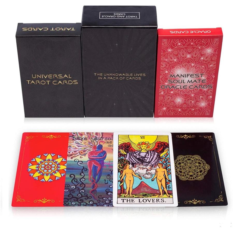 MandAlimited タロットカード デッキとマニフェスト - ソウルメイトオラクルカード 