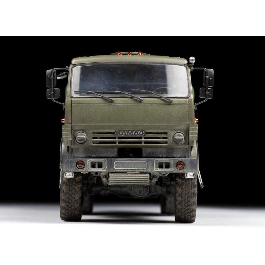 ズベズダ 1/35 ロシア軍 KAMAZ 5350 6輪式軍用車 ムスタング プラモデル ZV3697 