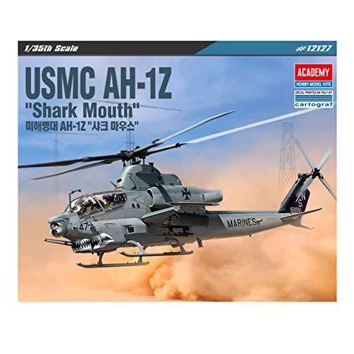 人気デザイナー ACA12127 1:35 アカデミー USMC AH-1Z コブラ「シャークマウス」 [モデル組み立てキット] オブジェ、置き物