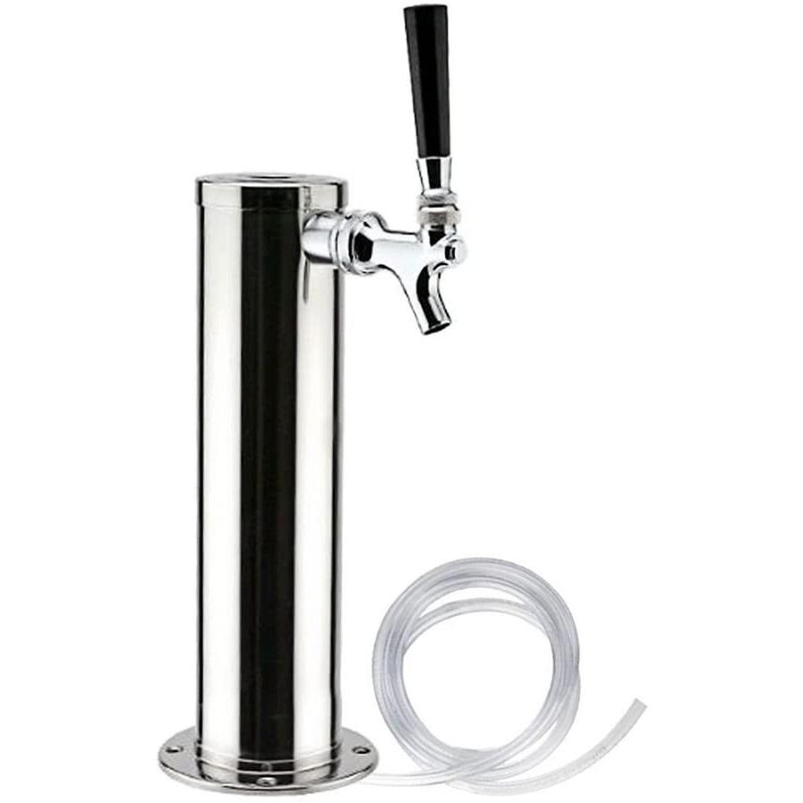 予約受付中 Kegerator Usa用耐久性ステンレススチールシングル蛇口タップ ホームブリュー ドラフトビールタワーディスペンサー オブジェ 置き物