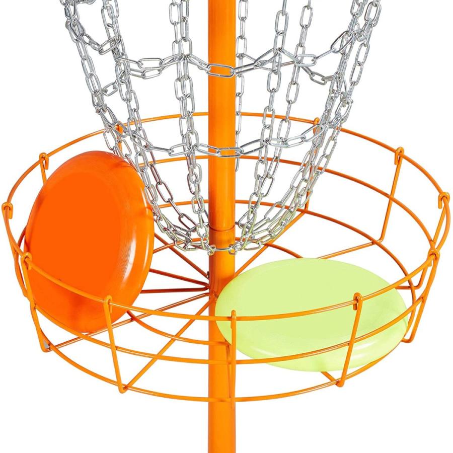 Yaheetech 12チェーン ポータブルディスクゴルフバスケットターゲット ゴルフゴールバスケット フライングディスク ゴルフ練習セット