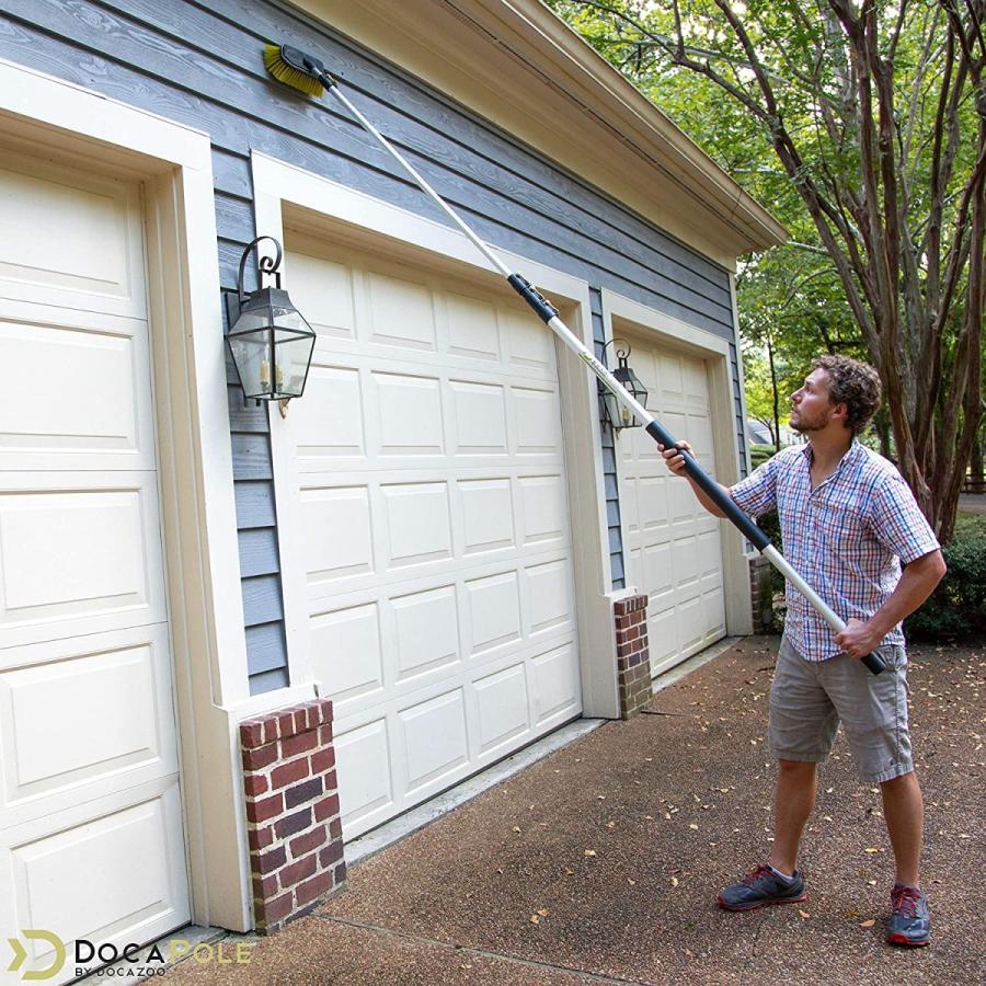 DocaPole ハードブラシ 延長ポール付き 12 Foot 