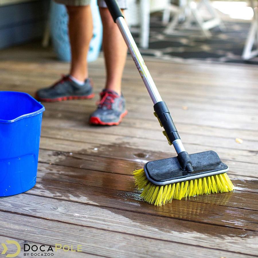 DocaPole ハードブラシ 延長ポール付き 12 Foot 