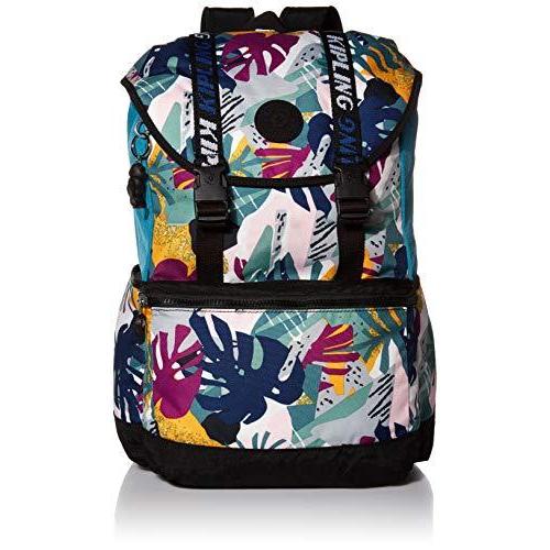 【SEAL限定商品】 Kipling Experience Block Jungle Active Backpack%カンマ% Laptop 15%ダブルクォーテ% ノートパソコンバッグ、ケース