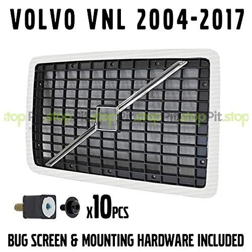 Volvo VNL 04-17 フロントフードラジエーターグリル ブラッククローム 虫よけスクリーン 20505759