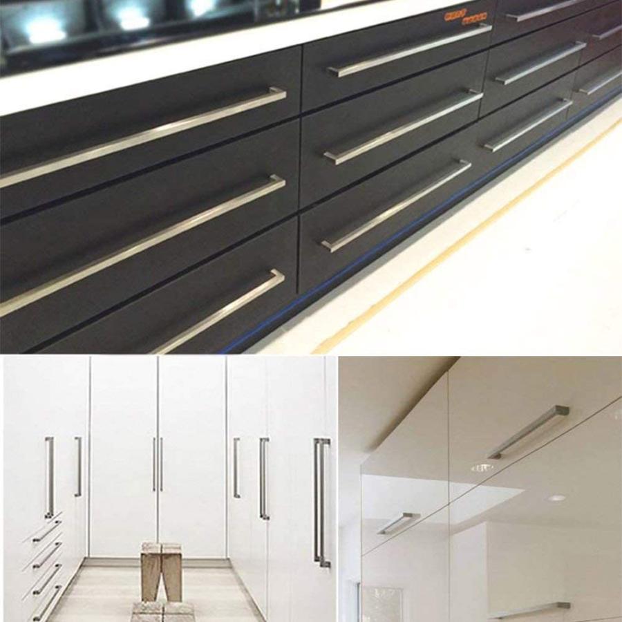 オープニング大セール シングルホール 正方形 ステンレススチール つや消しニッケルキャビネットノブ Hdj12 Homidy Tノブ ドレッサ キッチンキャビネットハンドル オブジェ 置き物 Gordoscoxinha Com Br