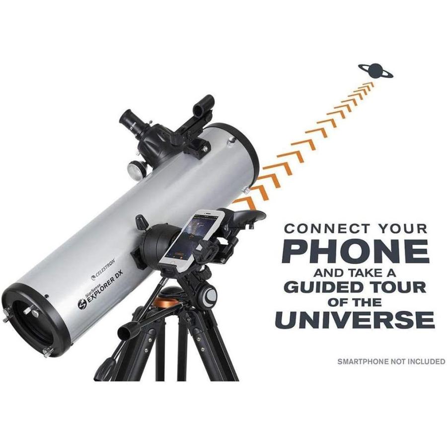 美品 Celestron StarSense Explorer DX 130AZ スマートフォンアプリ対応望遠鏡 StarSenseアプリで星や惑星などを見つけるのに役立ちます 130mmニュートン反射板 【JSB2024668659】(72735円)