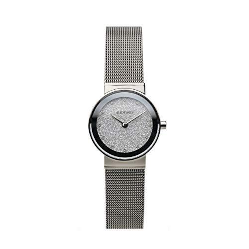 BERING Time レディース スリムウォッチ 10126-0003 | 26mmケース | クラシックコレクション | ステンレススチールストラップ | 傷に強いサファイアクリス