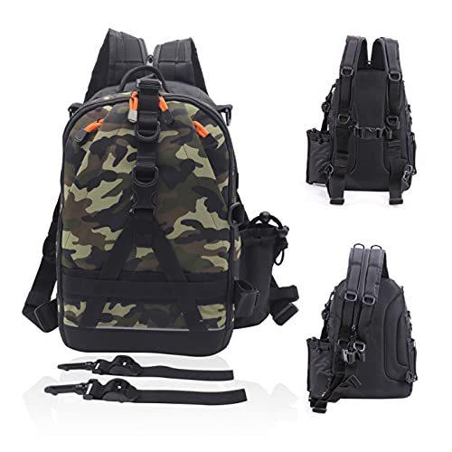 Amitfo 釣り用バックパック 大型 釣り用バッグ タックルバックパック ロッドホルダー付き アウトドア ショルダーバックパック Qsoqp316ys Godawaripowerispat Com