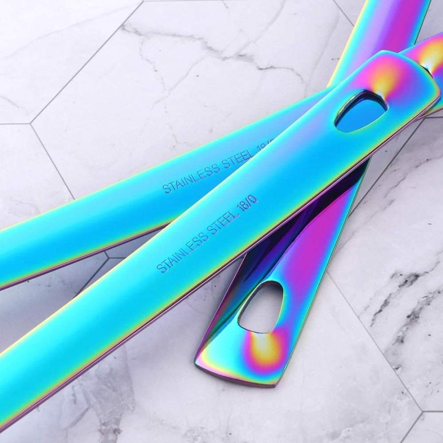 全国宅配無料 Qiboorun ケーキショベ ガジェット キッチンツール カラフルなチタンメッキセット 調理用具セット 8 ステンレススチールキッチン用品セット その他キッチンツール Side Grill Com