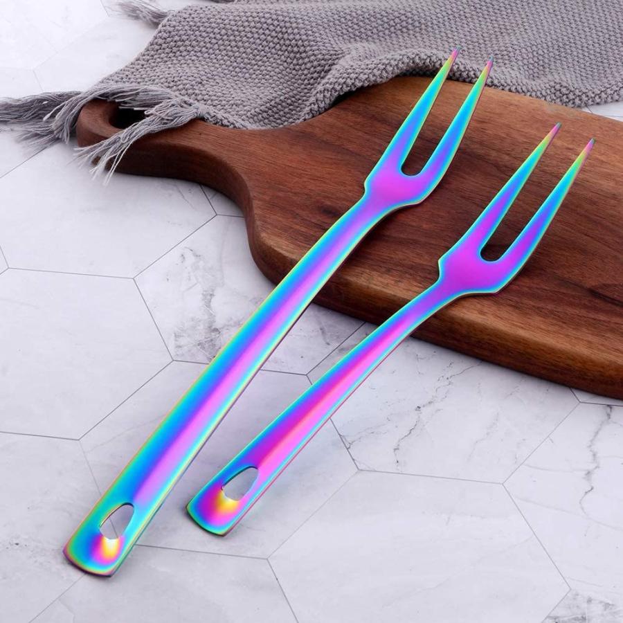 全国宅配無料 Qiboorun ケーキショベ ガジェット キッチンツール カラフルなチタンメッキセット 調理用具セット 8 ステンレススチールキッチン用品セット その他キッチンツール Side Grill Com