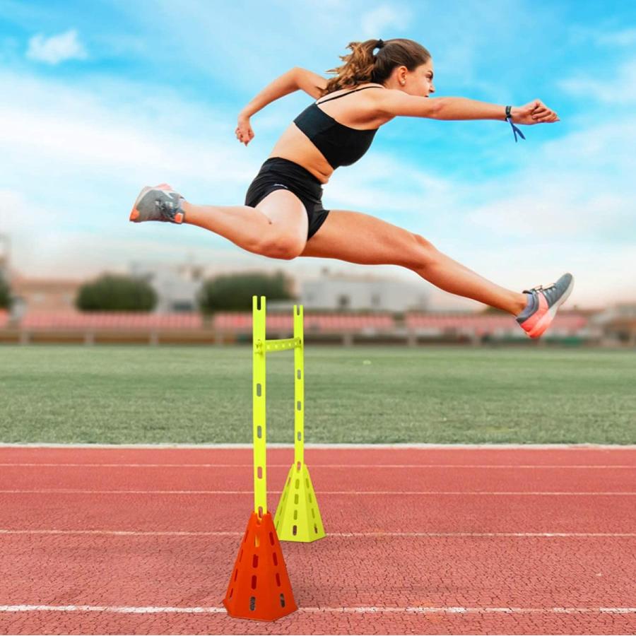 ［即日発送］ Yes4All アジリティハードルコーンセット スピードとバランス練習用 犬のトレーニングに最適 キャリーバッグ付き コーン8個&グリーンバー4本セッ 【GMS6636707588】(23842円)