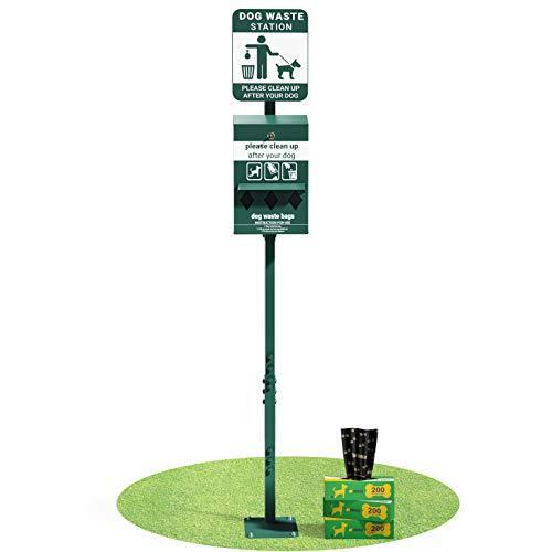 Pet Waste Station オリジナル Glow in the Dark Dog and Poop サイン