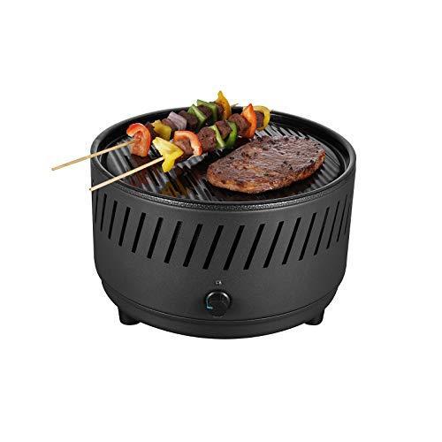 チャコールグリル ポータブル アウトドア BBQ チャコールオーブン ピクニック ガーデン テラス キャンプ 旅行 ブラック 3~10人用