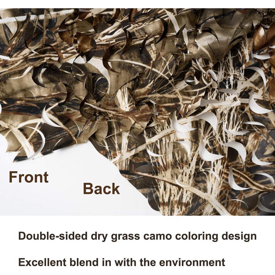 【クーポン】 Senmortar 迷彩ネット 迷彩ネット ミリタリーネット ドライグラス 迷彩 バルクロール サンシェード 装飾 狩猟 ブラインドシューティング用 【Z1945434873】(11122円)