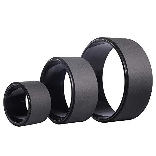 LUOWAN ヨガホイール スリーピース スーツ スポーツ ヨガ ホイール 背中の痛みとヨガのポーズを改善 ストレッチ 柔軟性 バックベンドの改善に最