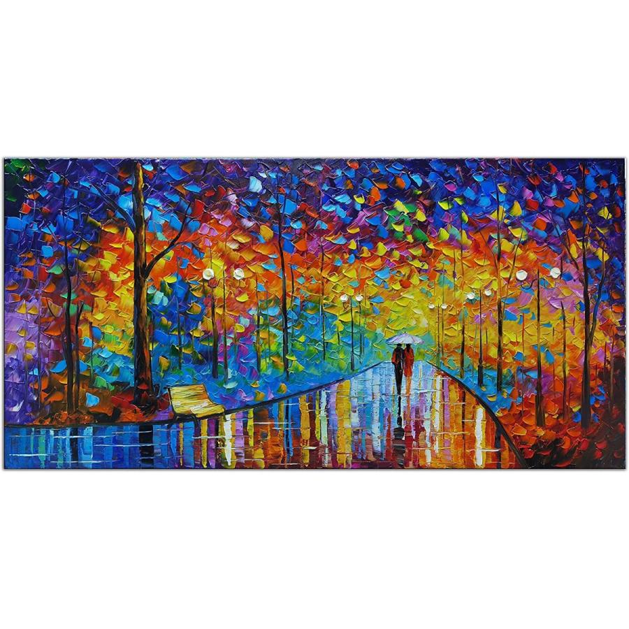 人気の贈り物が Tyed Art 60x1cm 24x48インチ Ty018 雨 恋人 木 テクスチャード加工 キャンバス 油絵 風景 オブジェ 置き物 Www Goldenshoppingcalhau Com Br